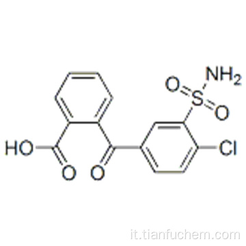 Acido benzoico, 2- [3- (amminosolfonil) -4-clorobenzoile] - CAS 5270-74-6
